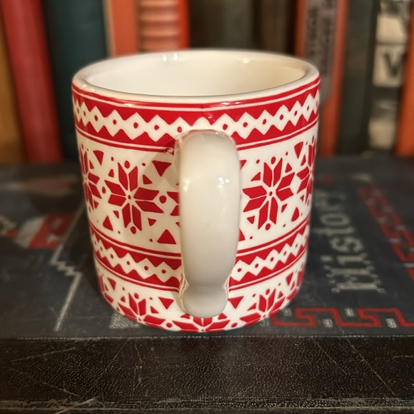 NWT Sur La Table Holiday Fair Isle Espresso Mug - Picture 4 of 6